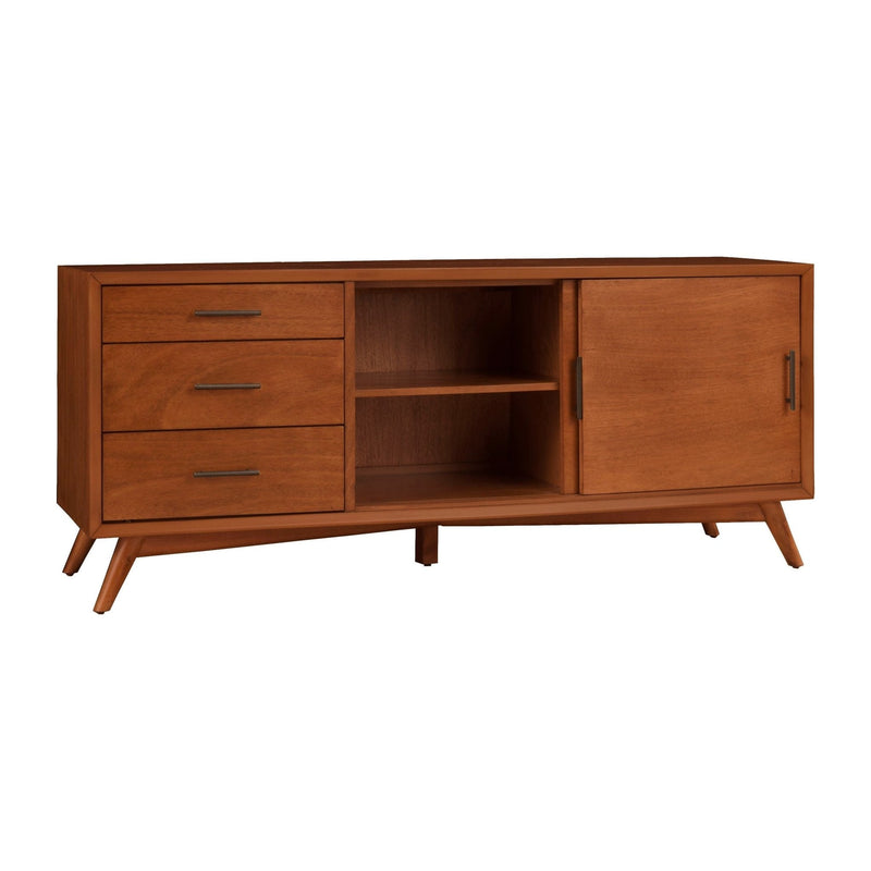 Flynn Large TV Console, Chestnut