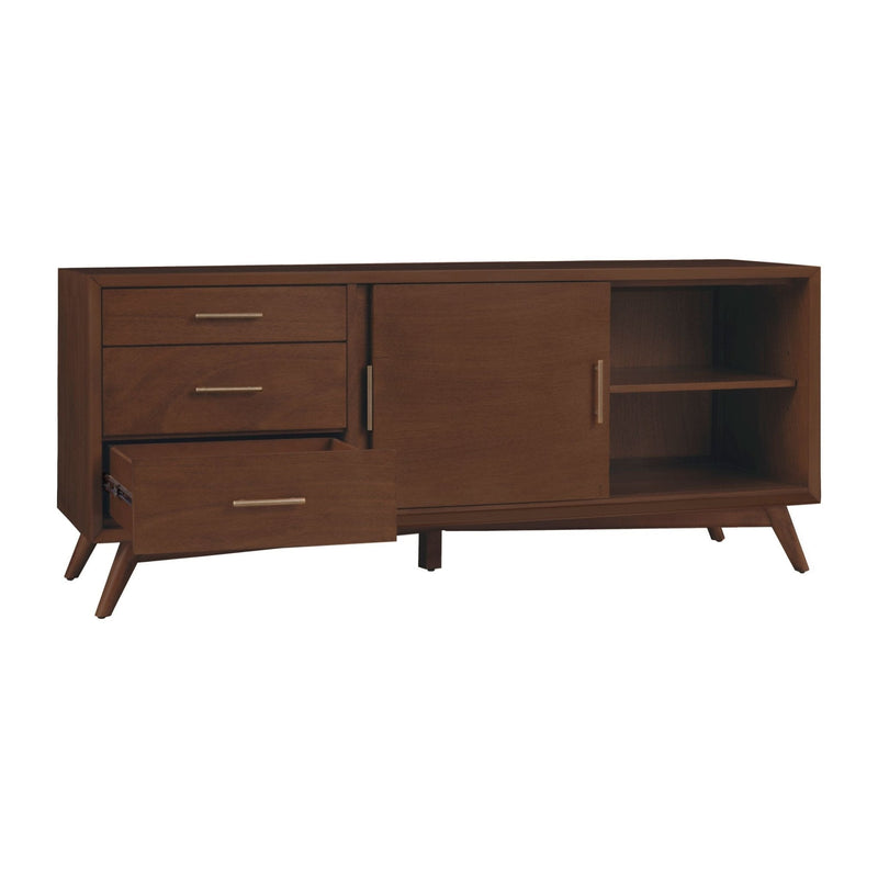 Flynn Large TV Console, Walnut