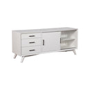 Flynn Large TV Console, White