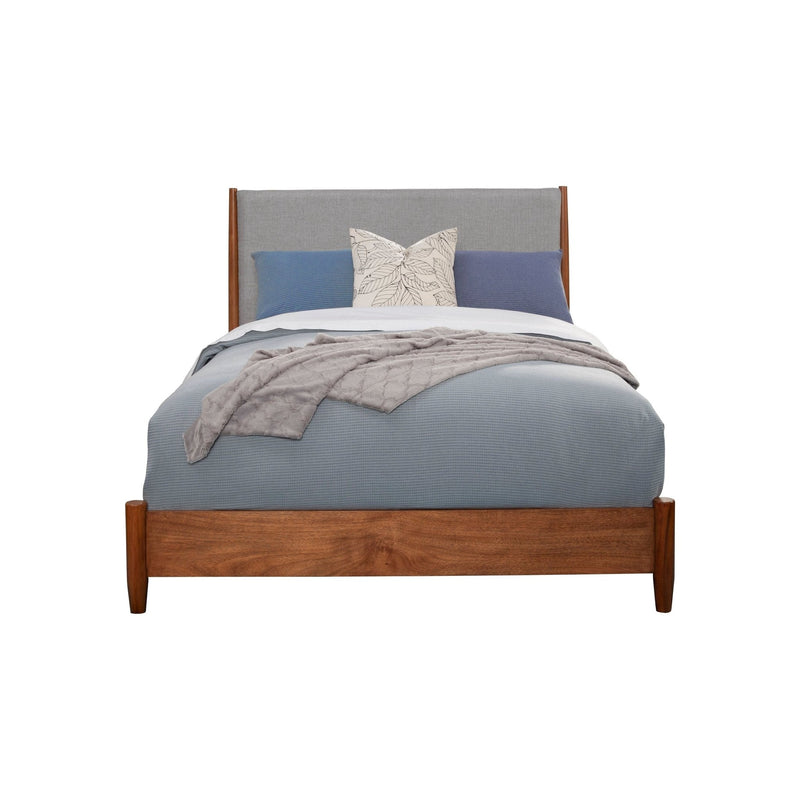 Flynn Panel Bed, Acorn/Grey