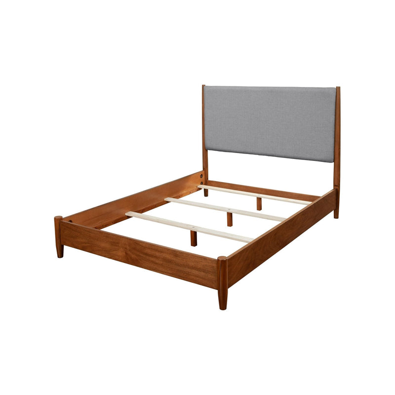 Flynn Panel Bed, Acorn/Grey