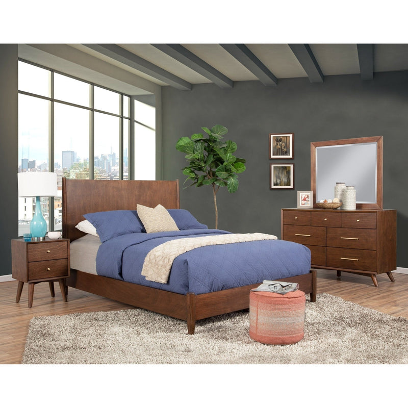 Flynn Panel Bed, Walnut