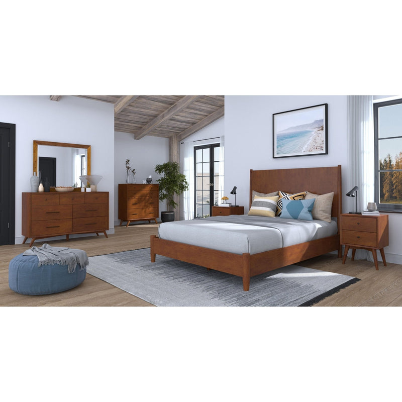 Flynn Platform Bed, Chestnut