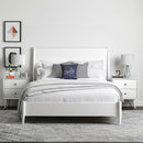 Flynn Platform Bed, White