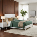 Flynn Platform Bed, White