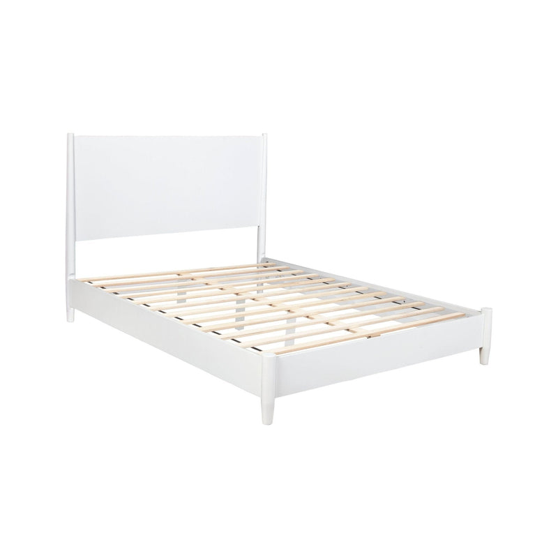 Flynn Platform Bed, White