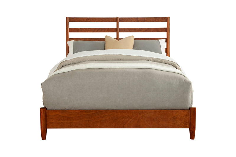 Flynn Retro Bed, Chestnut