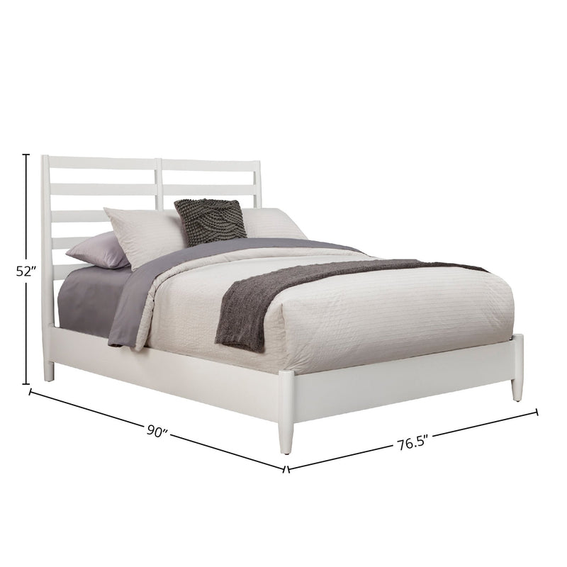 Flynn Retro Bed, White