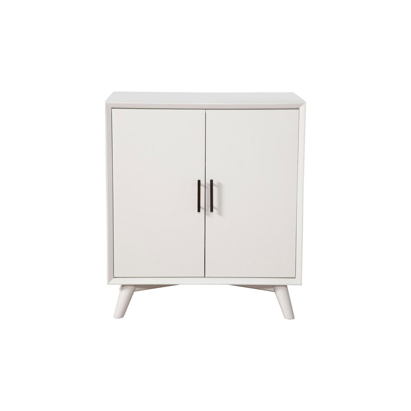 Flynn Small Bar Cabinet, White