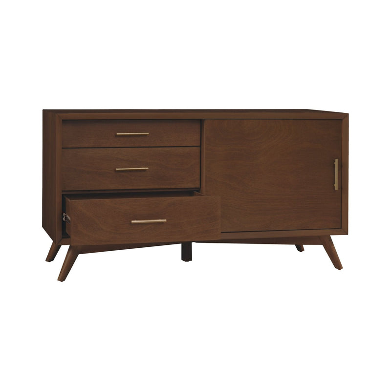 Flynn Small TV Console, Walnut