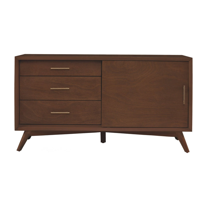 Flynn Small TV Console, Walnut