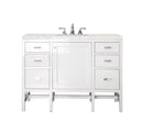 James Martin Addison 48" Single Bathroom Vanity, Glossy White