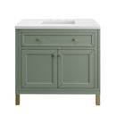 James Martin Chicago 36" Single Bathroom Vanity, Smokey Celadon
