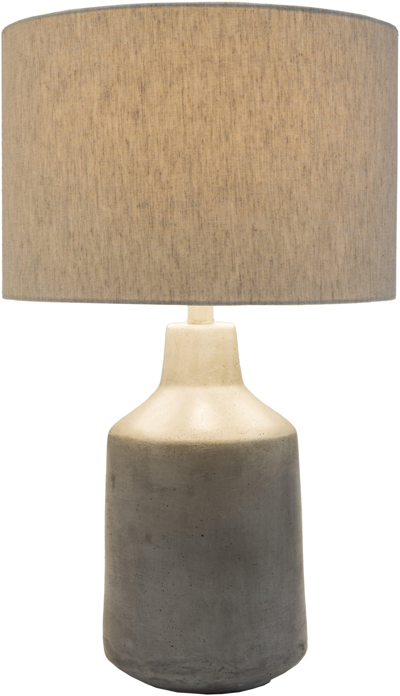 Klos Traditional Taupe Table Lamp