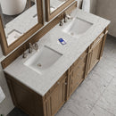 James Martin Bristol 60" Double Bathroom Vanity, Saddle Brown