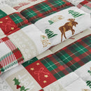 Reversible Christmas Comforter and Sham Set - Holiday / Lodge Odette Collection by Great Bay Home