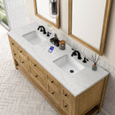 James Martin Breckenridge 72" Double Bathroom Vanity, Light Natural Oak