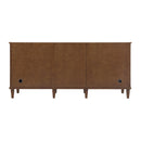 James Martin Lorelai 72" Double Bathroom Vanity, Mid-Century Walnut