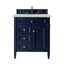 James Martin Brittany 30" Single Bathroom Vanity, Victory Blue