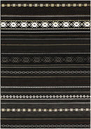 Fogertown Black Western Rug