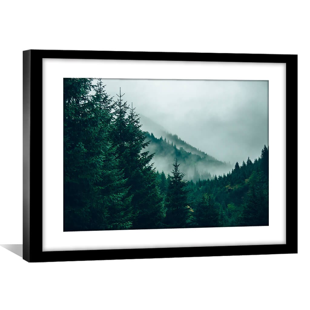 Foggy Forest Print, photo 2 of 6