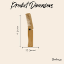 Bamboo Travel Comb | Foldable