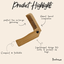 Bamboo Travel Comb | Foldable by Bamboo Switch