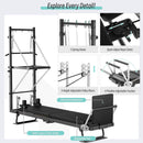 Core Pilates Foldable Dual Resistance Pilates Reformer Machine With Tower (SAK96041)