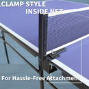 8FT Foldable Midsize Table Tennis Table Set With Paddles, Balls, And Net (SAK14735)