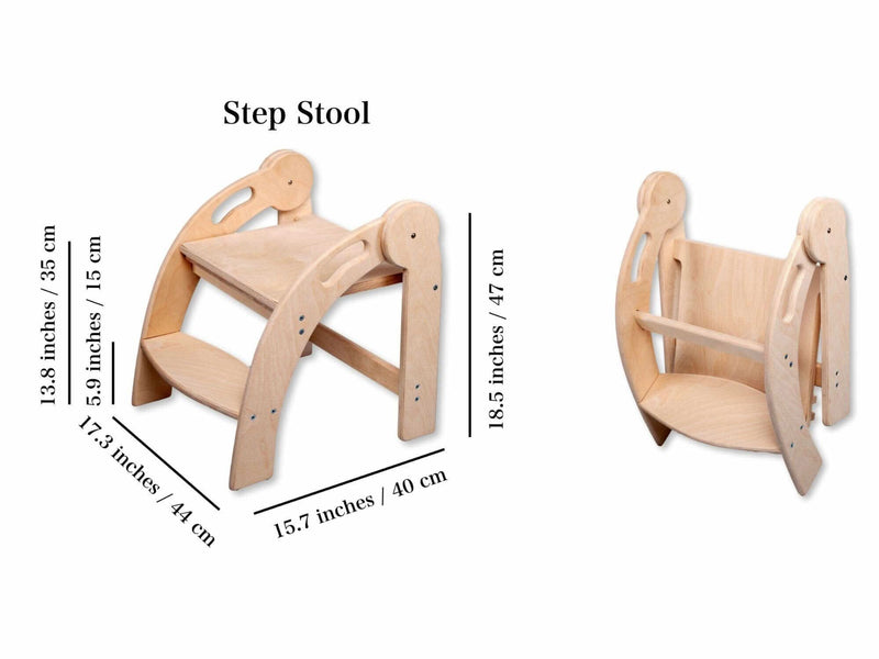 Foldable Montessori Kitchen Step Stool, photo 16 of 17