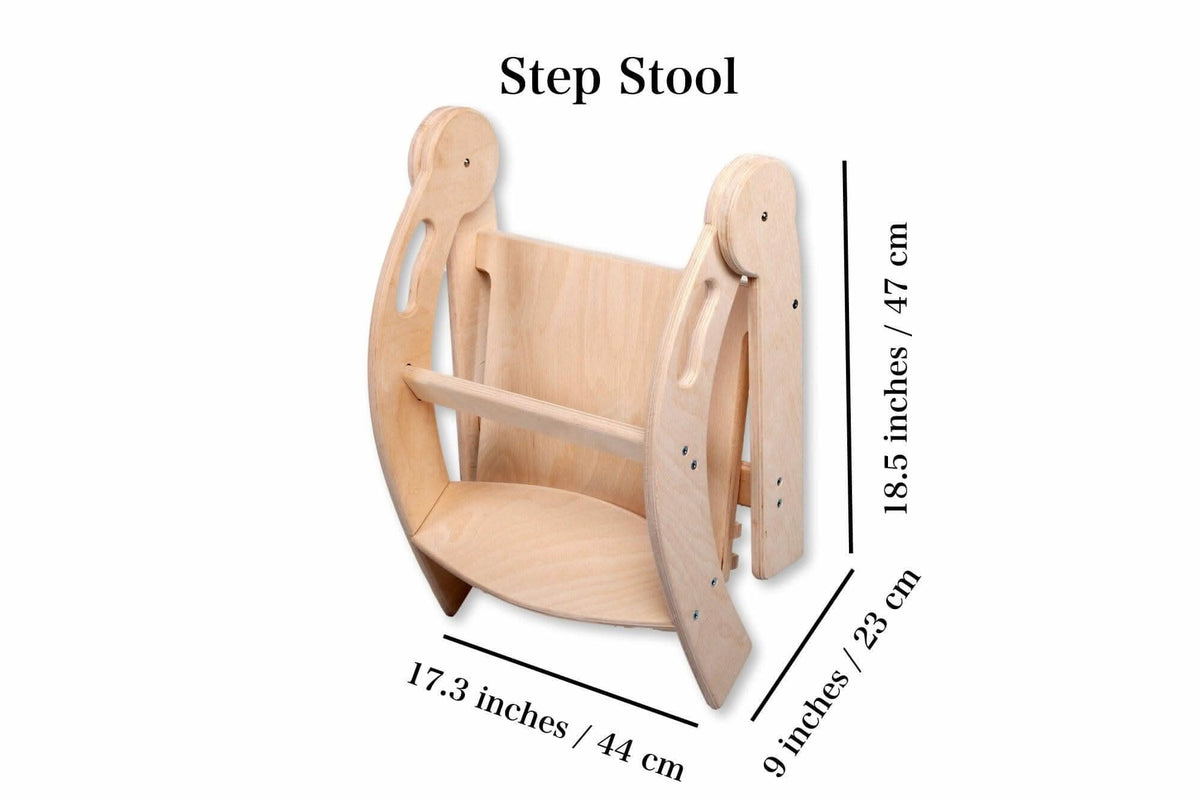 Foldable Montessori Kitchen Step Stool, photo 4 of 17