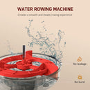 Rovix Foldable Water Rowing Machine With Adjustable Resistance, Wheels, LCD Monitor And Tablet Holder (SAK53758) by SAKSBY WHOLESALE