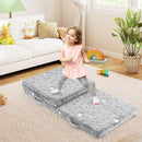 Foldable Floor Mattress for Kids with Washable Flannel Cover