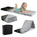 Foldable Floor Mattress for Kids with Washable Flannel Cover by LJGDeals