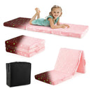 Foldable Floor Mattress for Kids with Washable Flannel Cover by LJGDeals