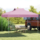 10 X 10 FT Foldable Outdoor Patio Shelter Canopy Tent with 1-Push Center Lock by LJGDeals