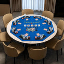 8-Player Foldable Poker Table Top with Carrying Bag by LJGDeals