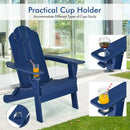 Foldable Weather Resistant Patio Chair with Built-in Cup Holder by LJGDeals
