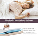Rollaway Folding Bed with Memory Foam Mattress and Dust-Proof Bag Made in Italy by LJGDeals