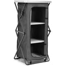 Folding Camping Storage Cabinet with 3 Shelves and Carry Bag by LJGDeals