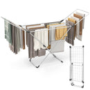 Folding Clothes Drying Rack with Adjustable Wings for Indoor and Outdoor Use by LJGDeals