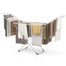 Folding Clothes Drying Rack with Adjustable Wings for Indoor and Outdoor Use by LJGDeals