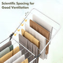 Folding Clothes Drying Rack with Adjustable Wings for Indoor and Outdoor Use by LJGDeals