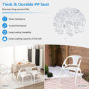Folding Dining Chairs Set of 2 with Armrest and High Backrest by LJGDeals