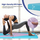 4-Panel PU Leather Folding Exercise Gym Mat with Hook and Loop Fasteners by LJGDeals