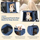 Folding Pet Stroller for Small and Medium Pets with Breathable Mesh andx One-Button Foldable by LJGDeals