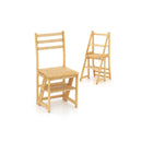 Multifunctional 3-in-1 Ladder Chair Display Plant Stand for Library Kitchen Office by LJGDeals