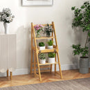 Multifunctional 3-in-1 Ladder Chair Display Plant Stand for Library Kitchen Office by LJGDeals