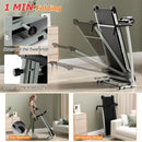 Folding Treadmill with 12 Preset Programs and LCD Display by LJGDeals