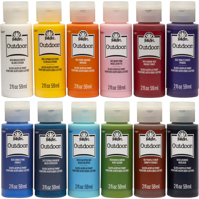 FolkArt Outdoor Acrylic Paint Set